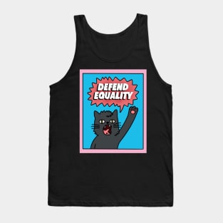 Defend Equality Empowerment Cat Tank Top